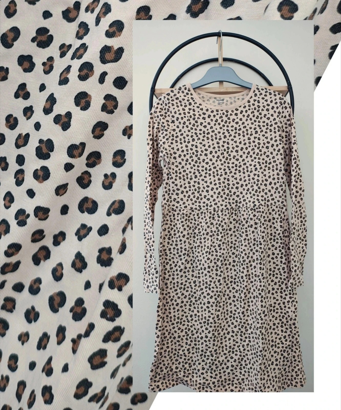 12 ans robe Kiabi motif léopard